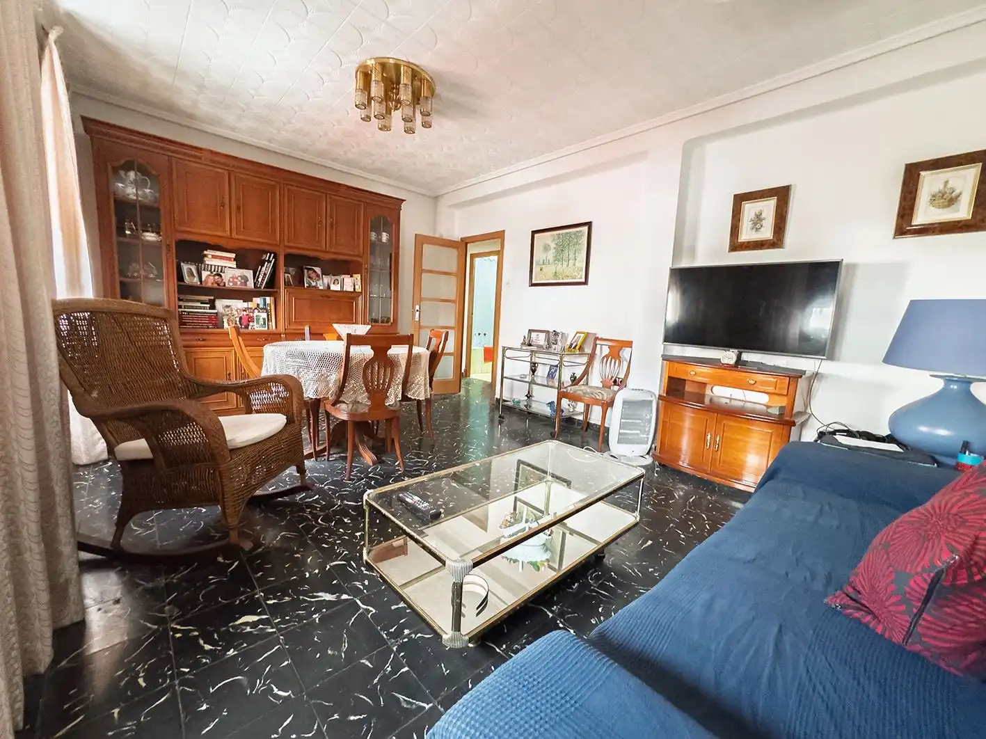 Sala de estar de Piso en venta en  Valencia Capital con Aire acondicionado