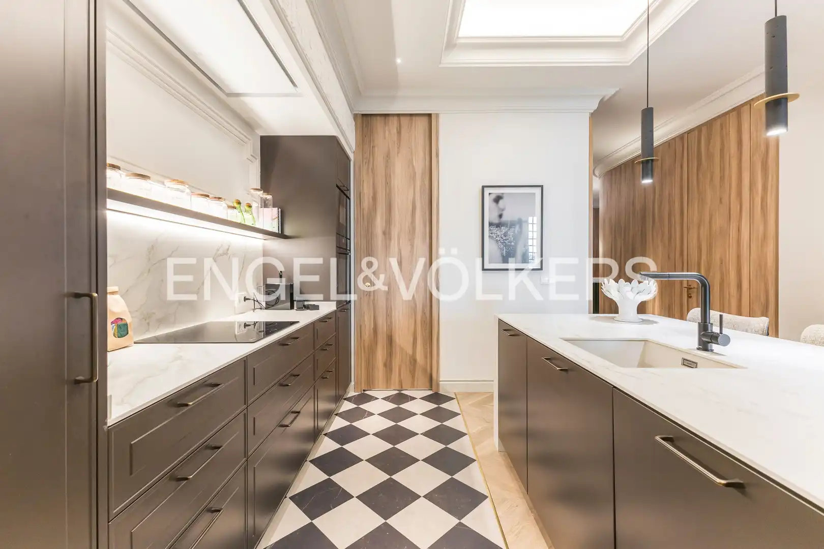 Cocina de Apartamento de alquiler en Rivas-Vaciamadrid con Aire acondicionado, Calefacción y Amueblado