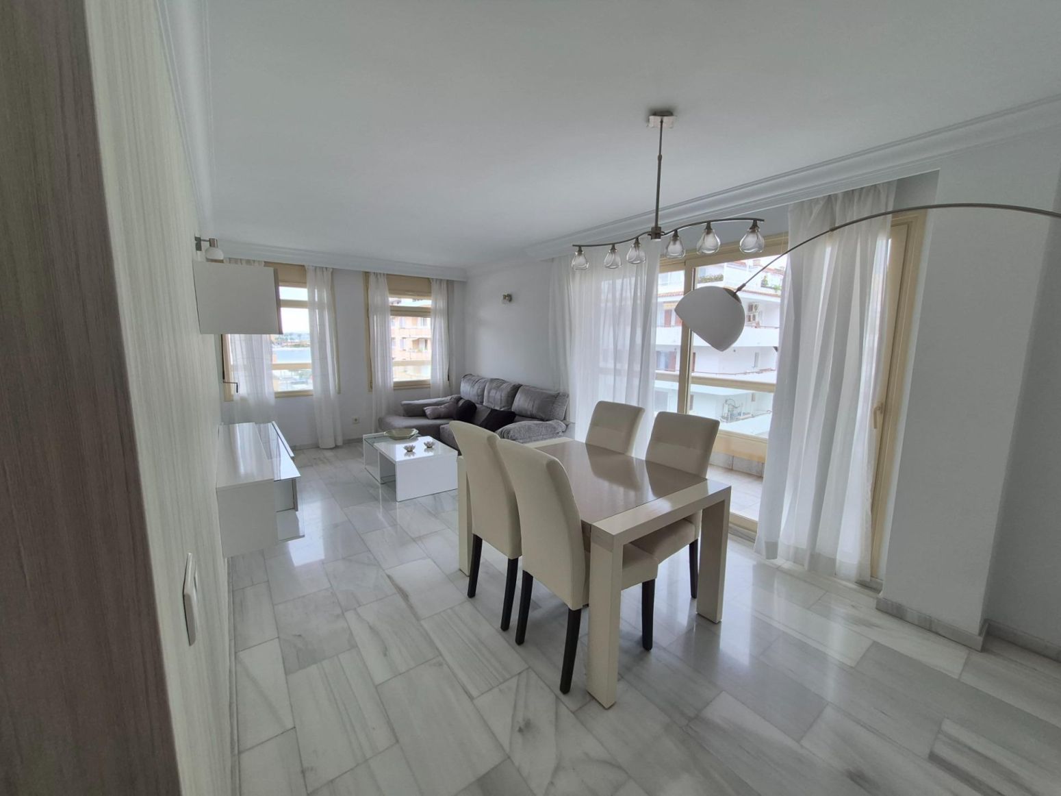 Dining room of Flat to rent in Alcúdia  with Air Conditioner, Heating and Furnished