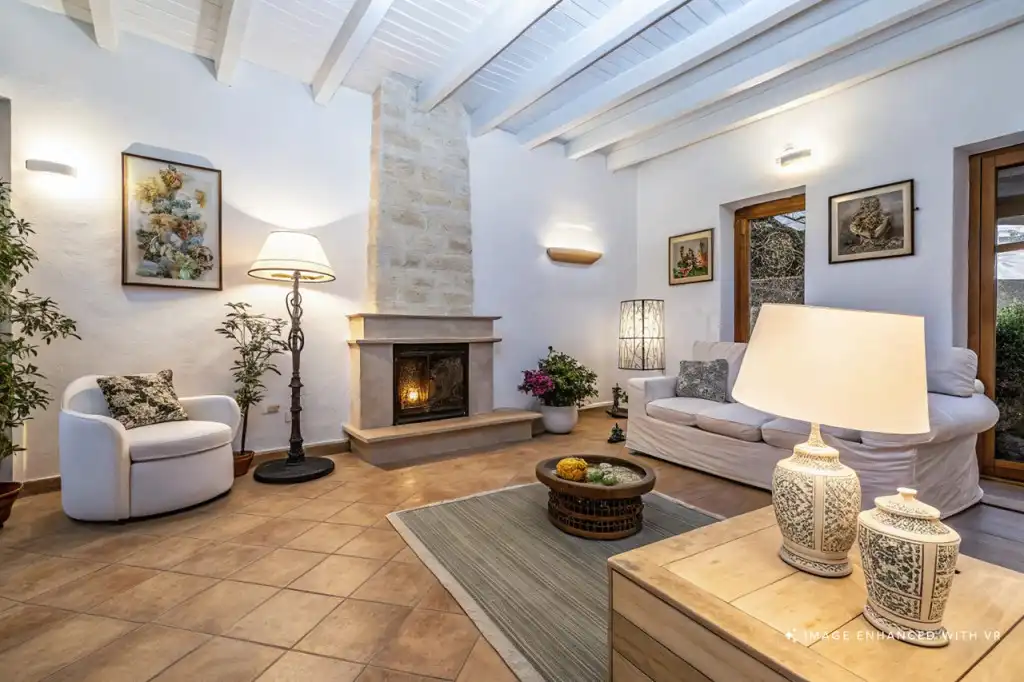 Living room of Country homes for sale in Fornalutx  with Private garden, Terrace and Storage room
