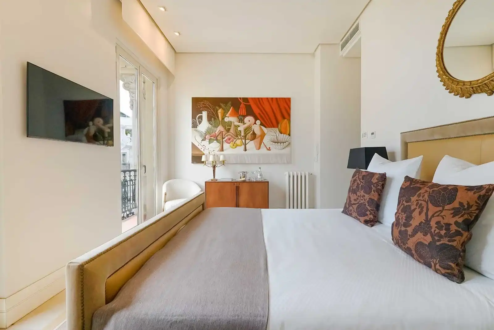 Habitación de Apartamento de alquiler en Madrid con Aire acondicionado, Calefacción y Amueblado