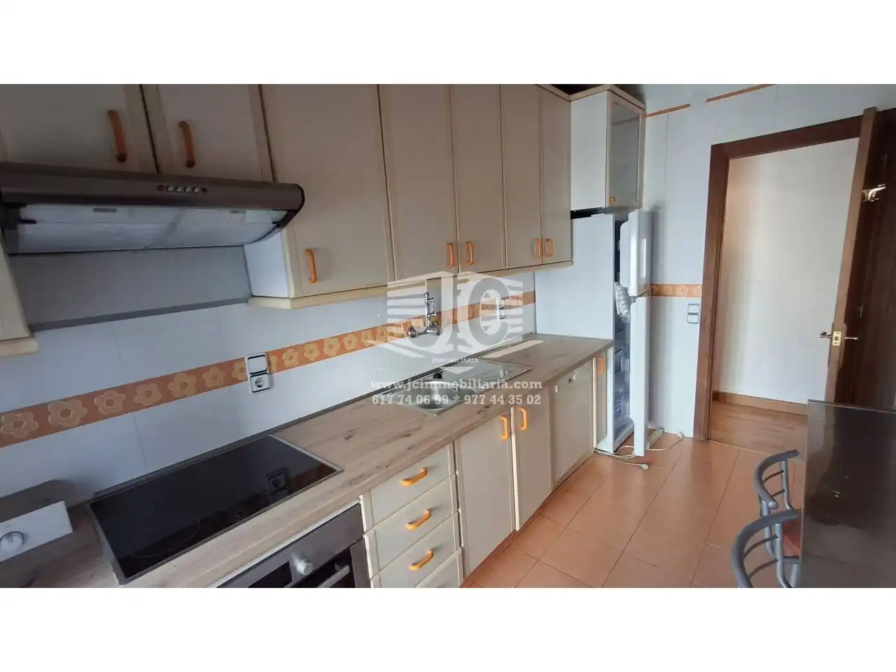 Cocina de Piso de alquiler en Tortosa con Aire acondicionado, Parquet y Terraza