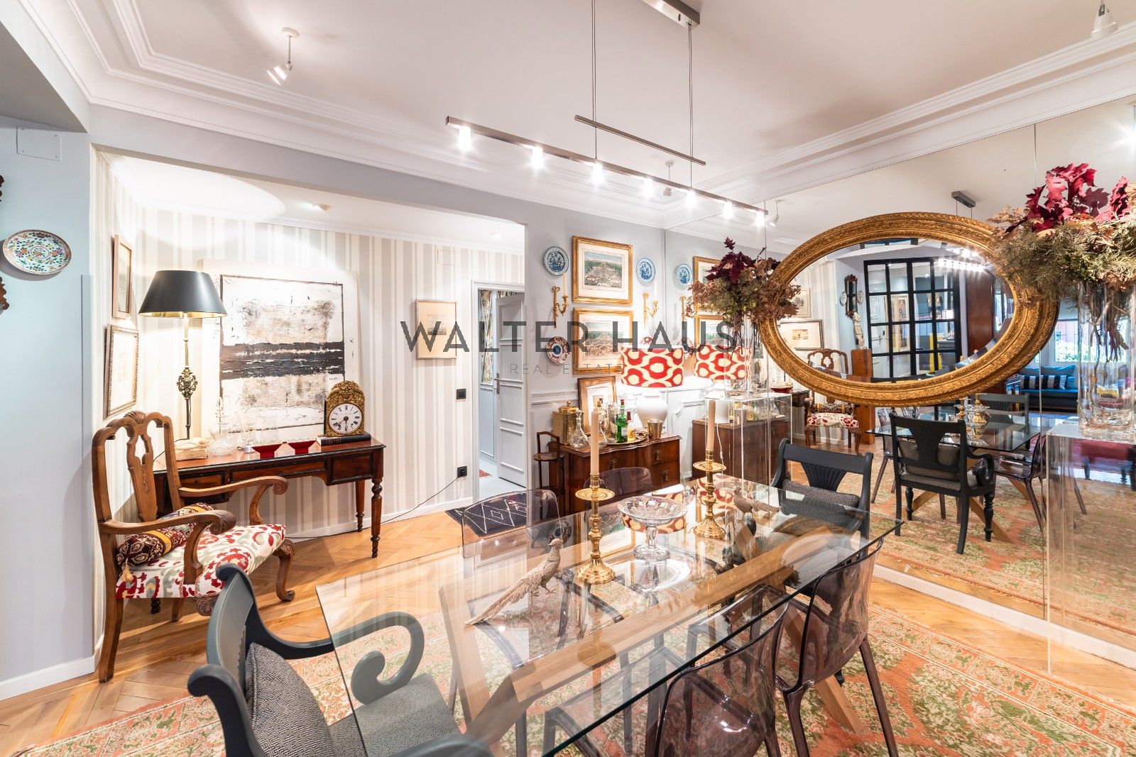 Dining room of Flat for sale in  Madrid Capital  with Air Conditioner, Heating and Terrace