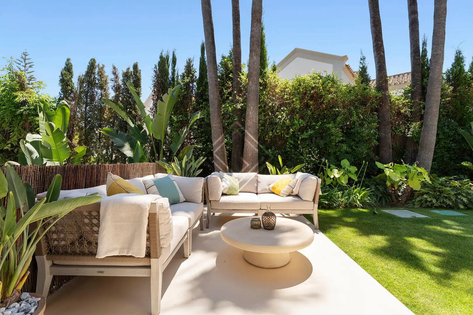 Terraza de Casa o chalet en venta en Marbella con Aire acondicionado, Jardín privado y Terraza