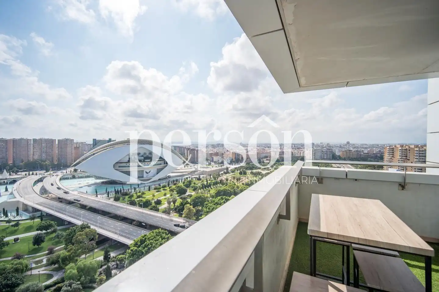 Terraza de Piso de alquiler en Valencia con Aire acondicionado, Calefacción y Terraza