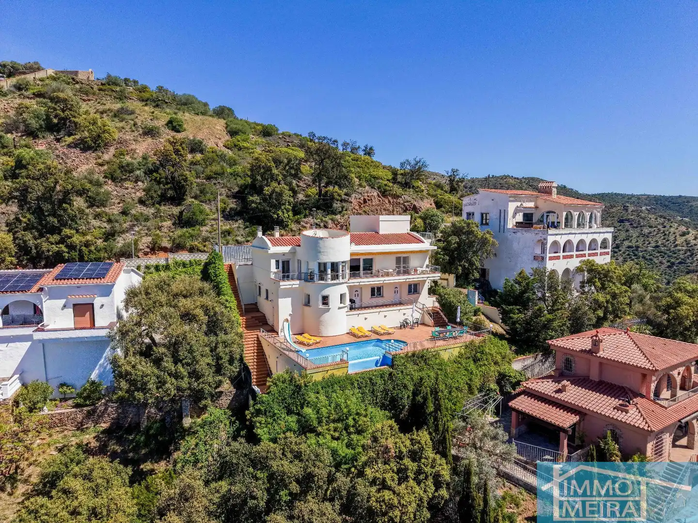 Exterior view of Houses for sale in Roses  with Air Conditioner, Heating and Private garden