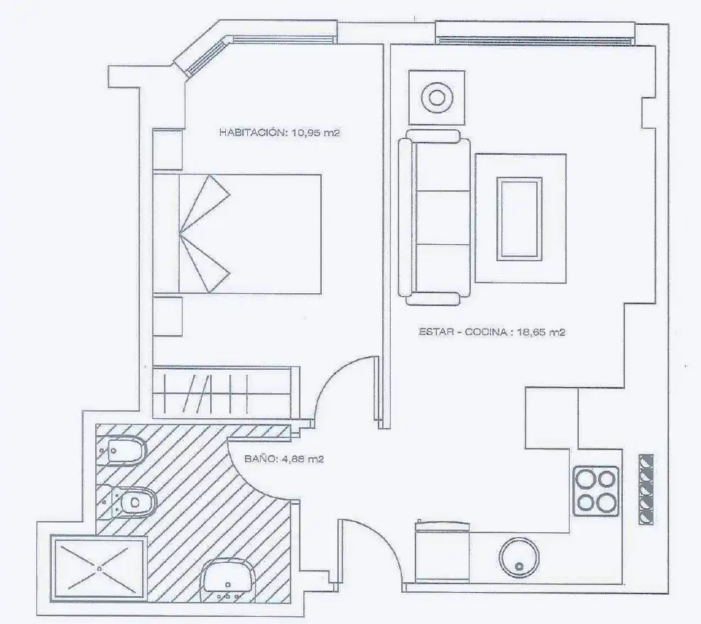 Flat for rent in Gijón   with Heating, Parquet flooring and Storage room
