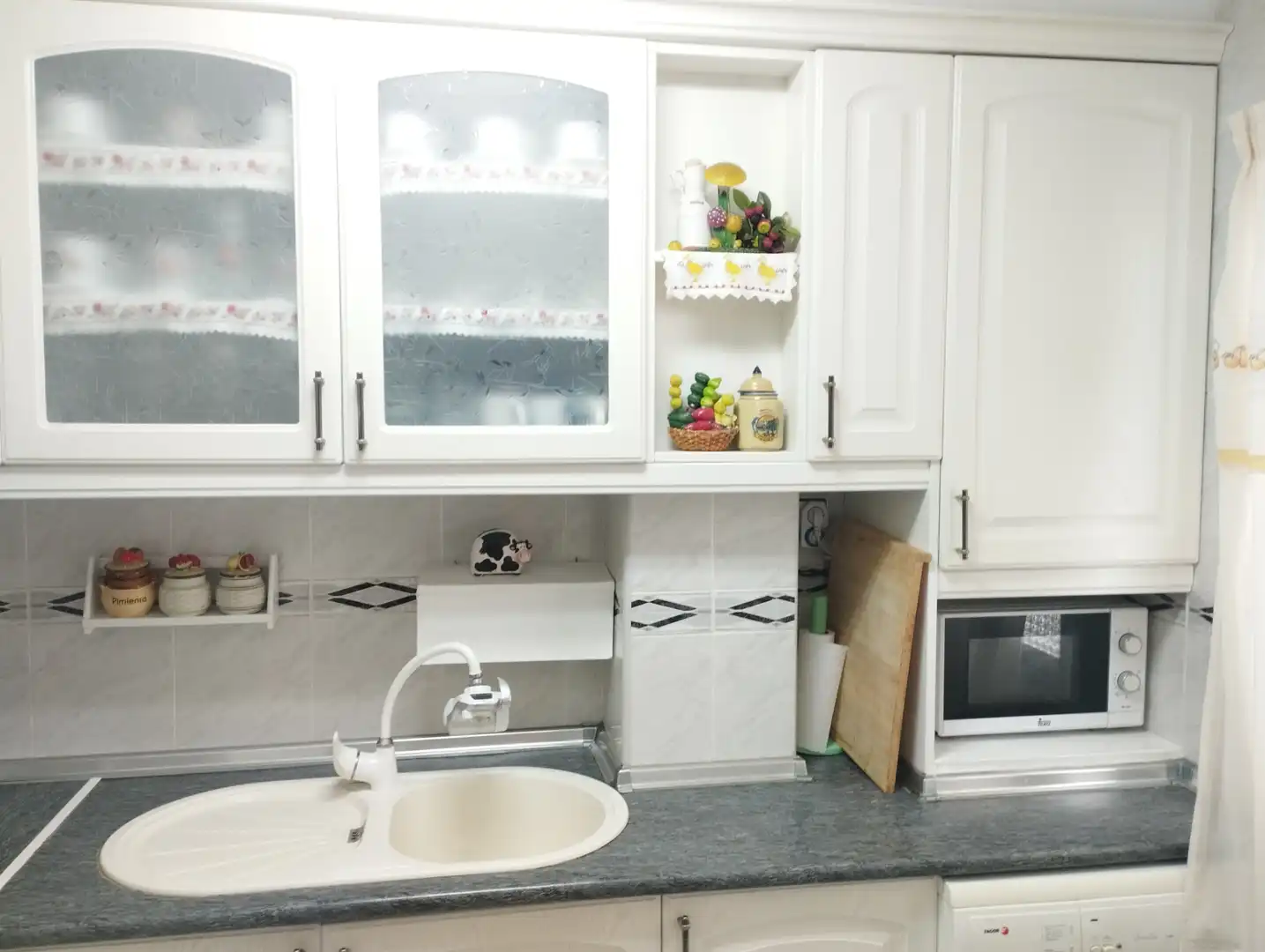 Küche von Wohnung zum Verkauf in Zaragoza mit Heizung, Terrasse und Möbliert