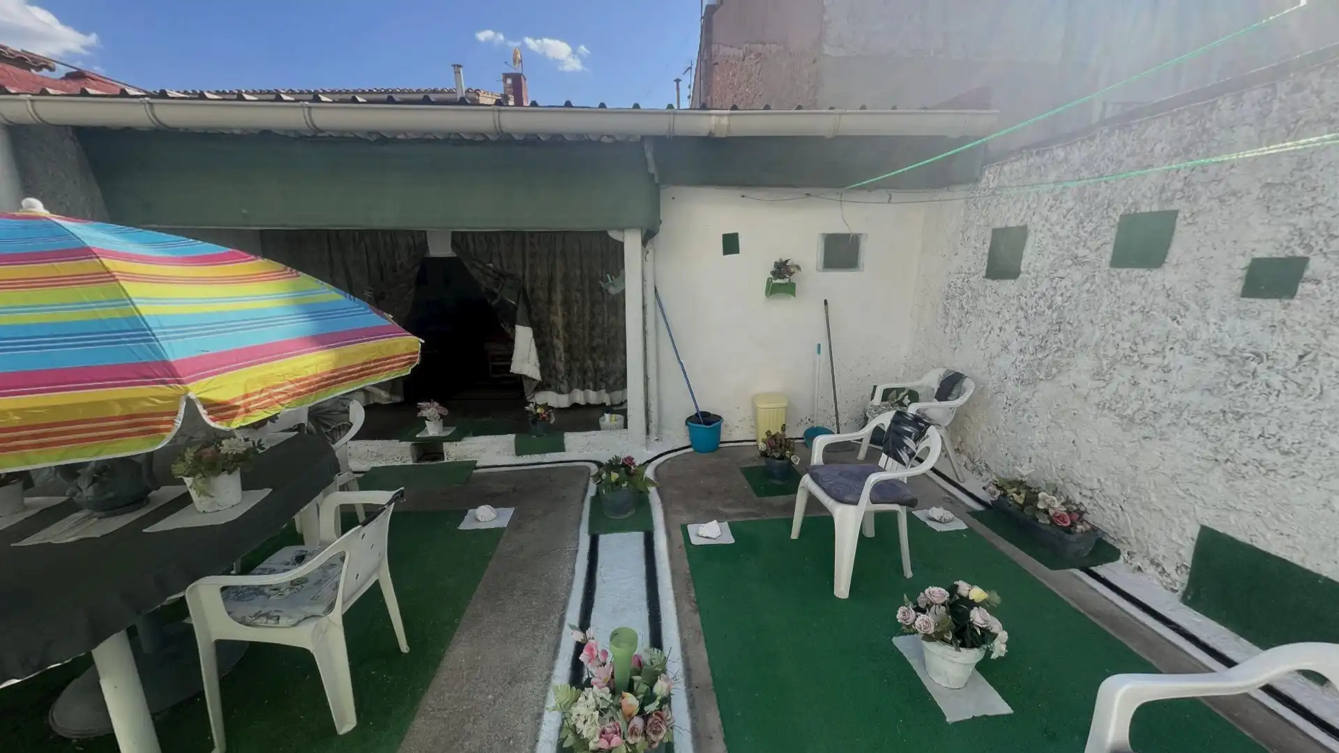 Terraza de Casa adosada en venta en Fuenterrobles con Terraza y Amueblado