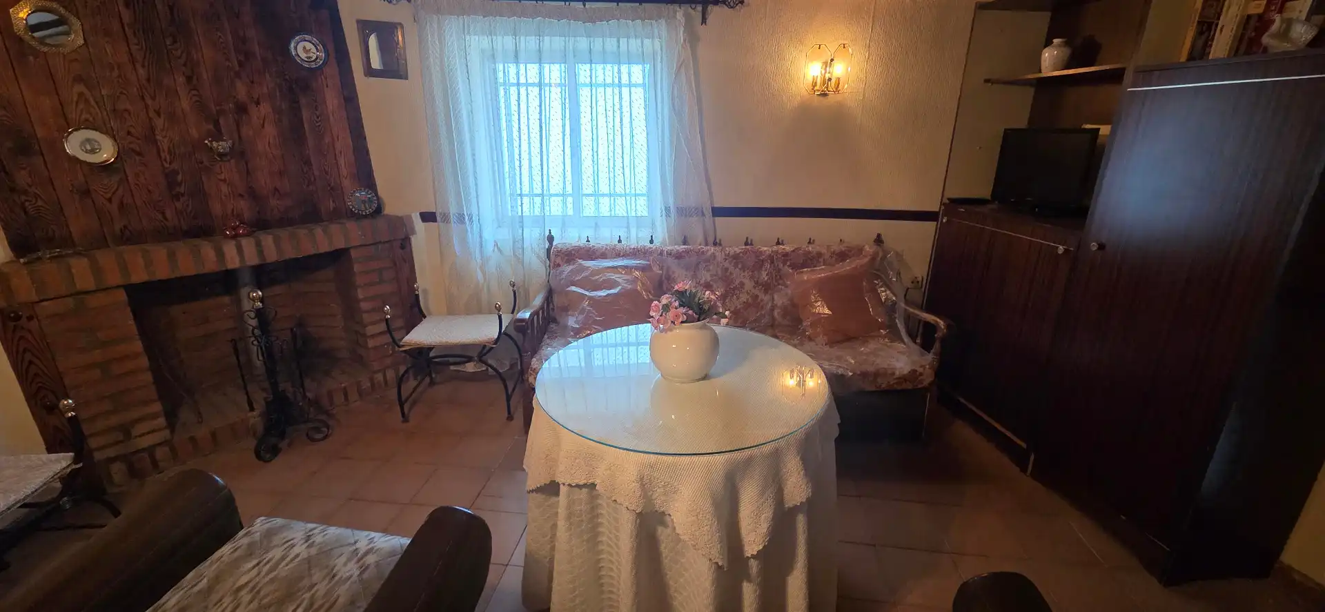Sala d'estar de Finca rústica en venda en Santa María del Cubillo, Ávila