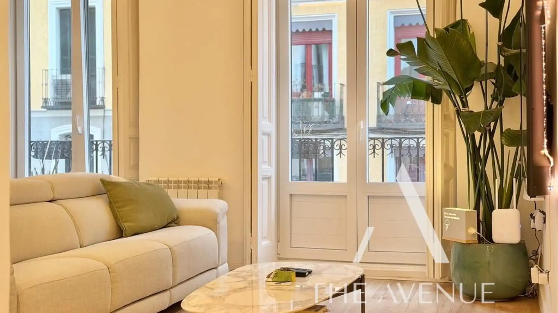 Sala de estar de Piso en venta en  Madrid Capital con Aire acondicionado, Calefacción y Balcón