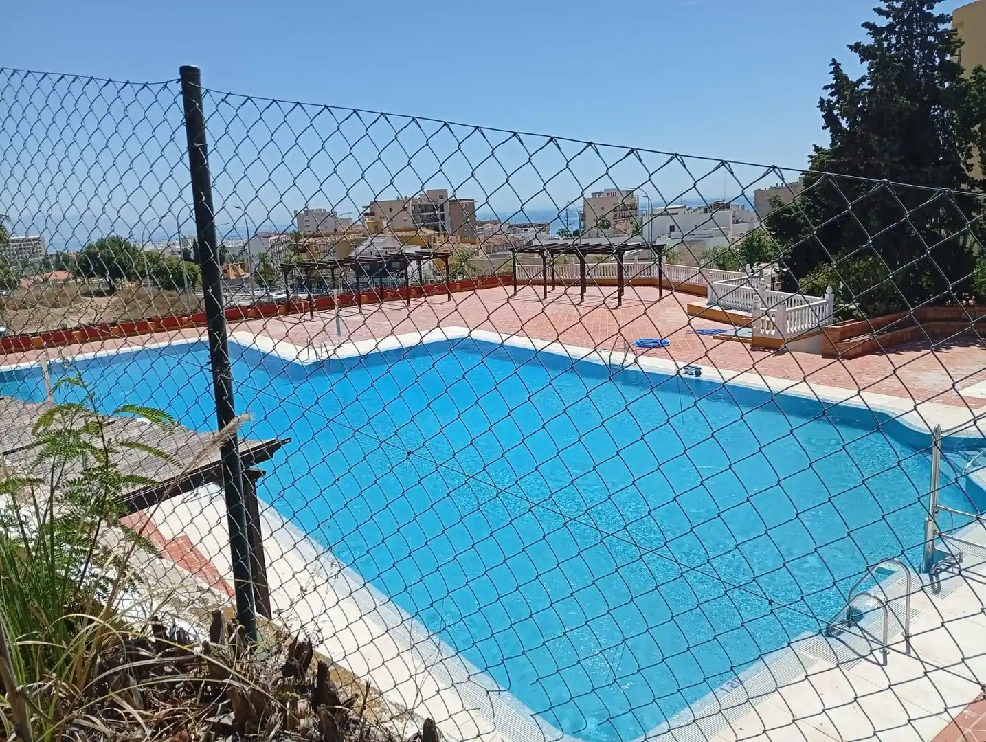 Swimming pool of Flat for sale in Torremolinos  with Air Conditioner, Private garden and Terrace