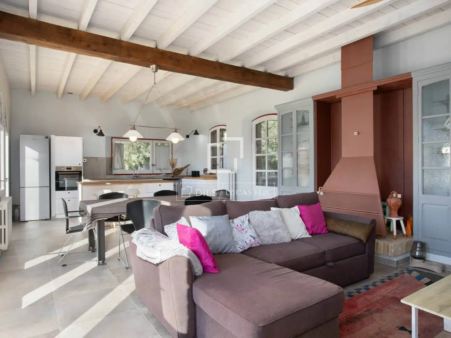 Living room of Country homes for sale in Banyoles  with Heating, Private garden and Terrace