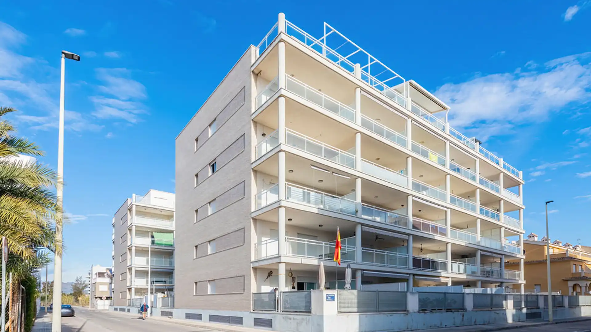 Vista exterior de Piso en venta en Moncofa con Trastero y Piscina