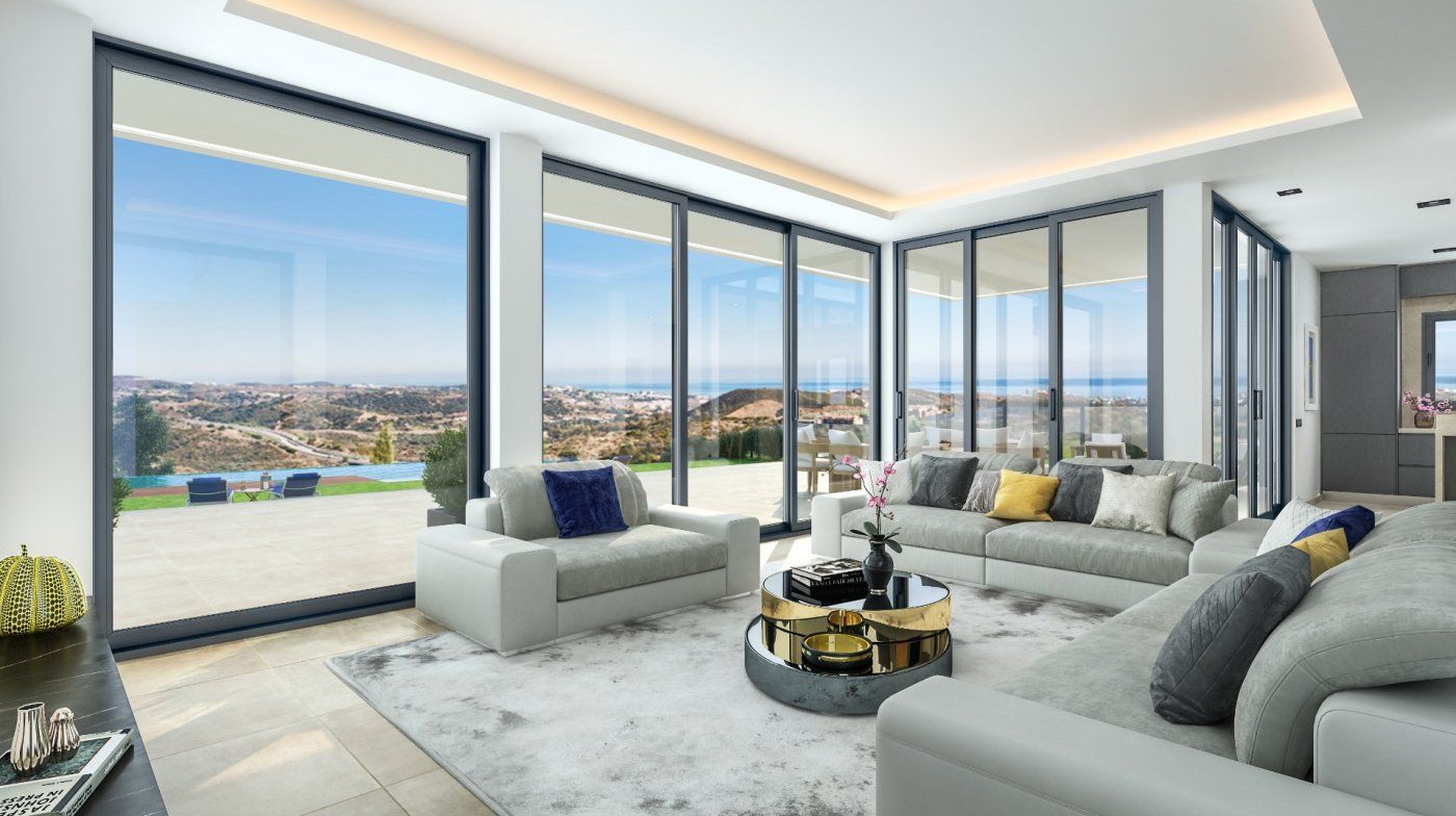Living room of House or chalet for sale in Mijas  with Air Conditioner, Heating and Private garden
