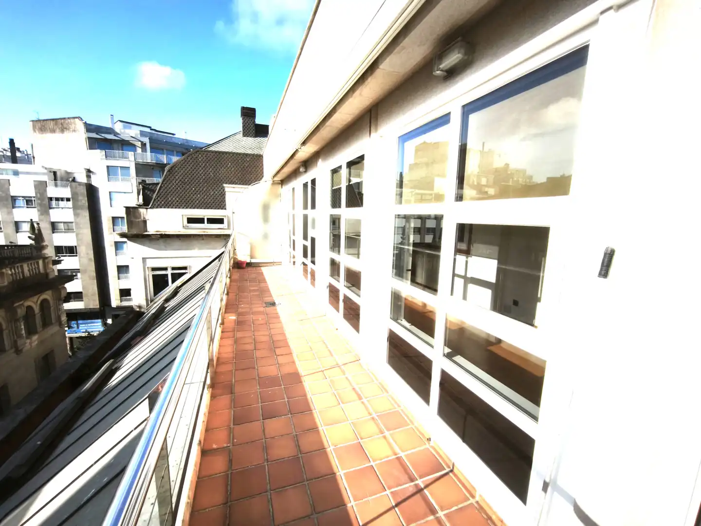 Terraza de Piso de alquiler en Vigo  con Terraza, Trastero y Amueblado