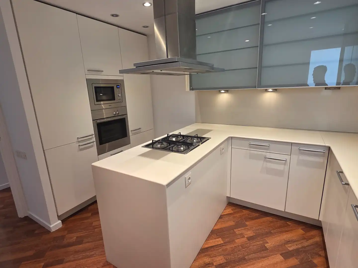 Kitchen of Attic for rent in Barcelona  with Air Conditioner, Heating and Parquet flooring