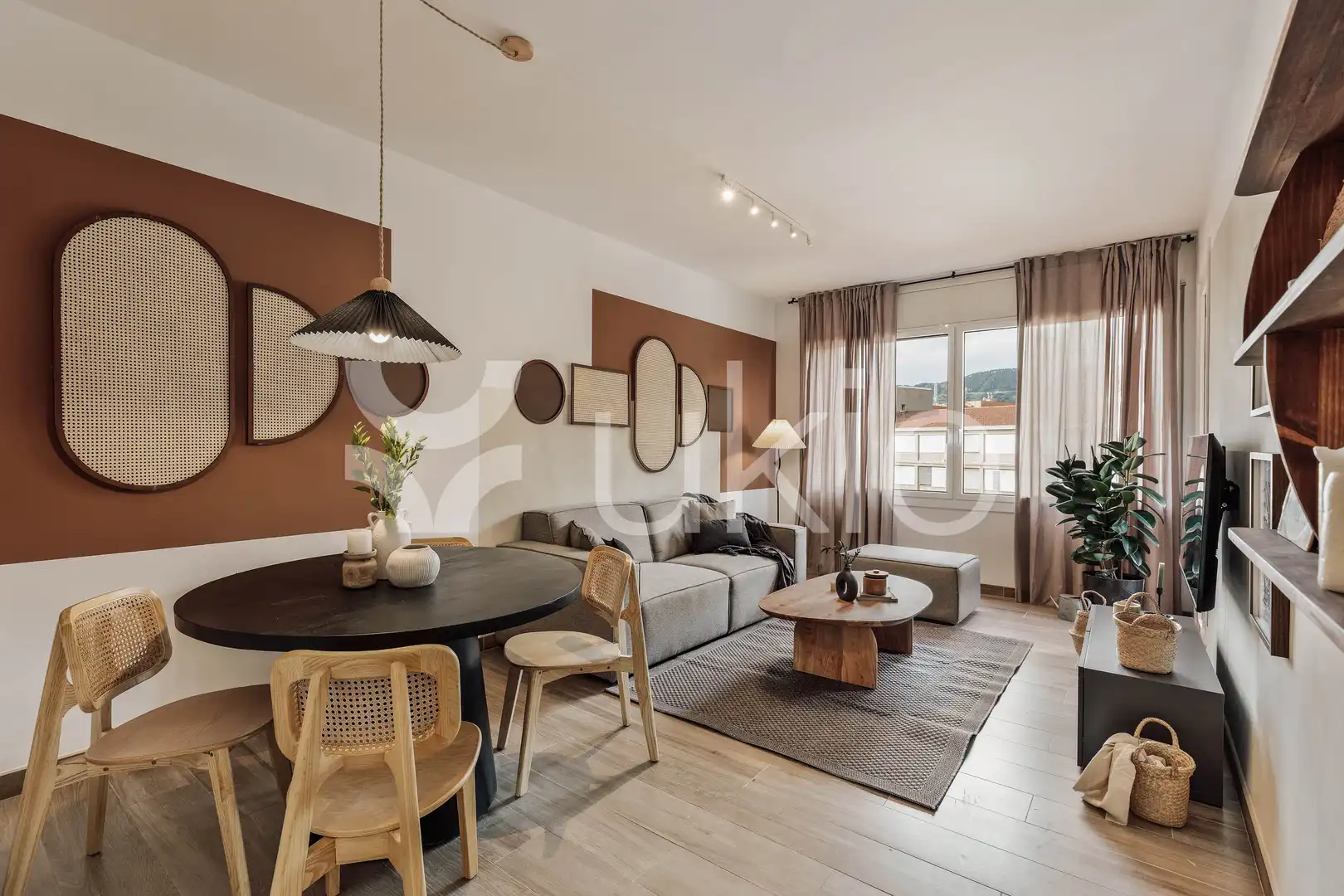 Sala d'estar de Apartament de lloguer en Barcelona amb Aire condicionat, Calefacció i Terrassa