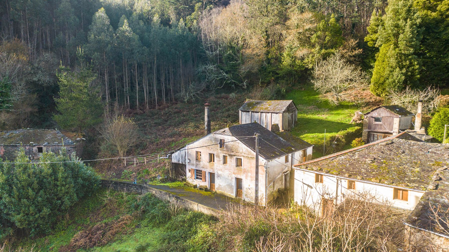 Außenansicht von Country house zum verkauf in Ourol mit Möbliert