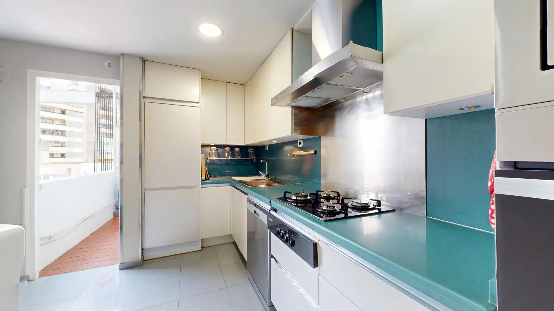 Cocina de Ático en venta en  Palma de Mallorca con Aire acondicionado, Parquet y Terraza
