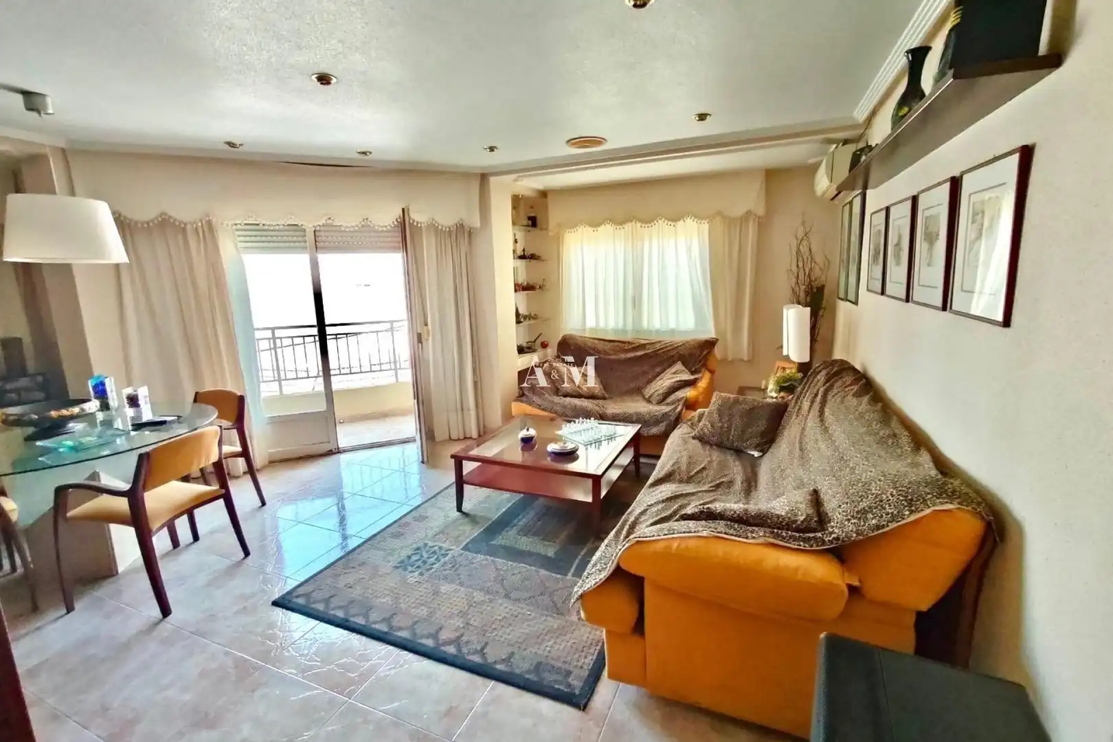 Sala de estar de Piso de alquiler en Rojales con Aire acondicionado, Calefacción y Terraza