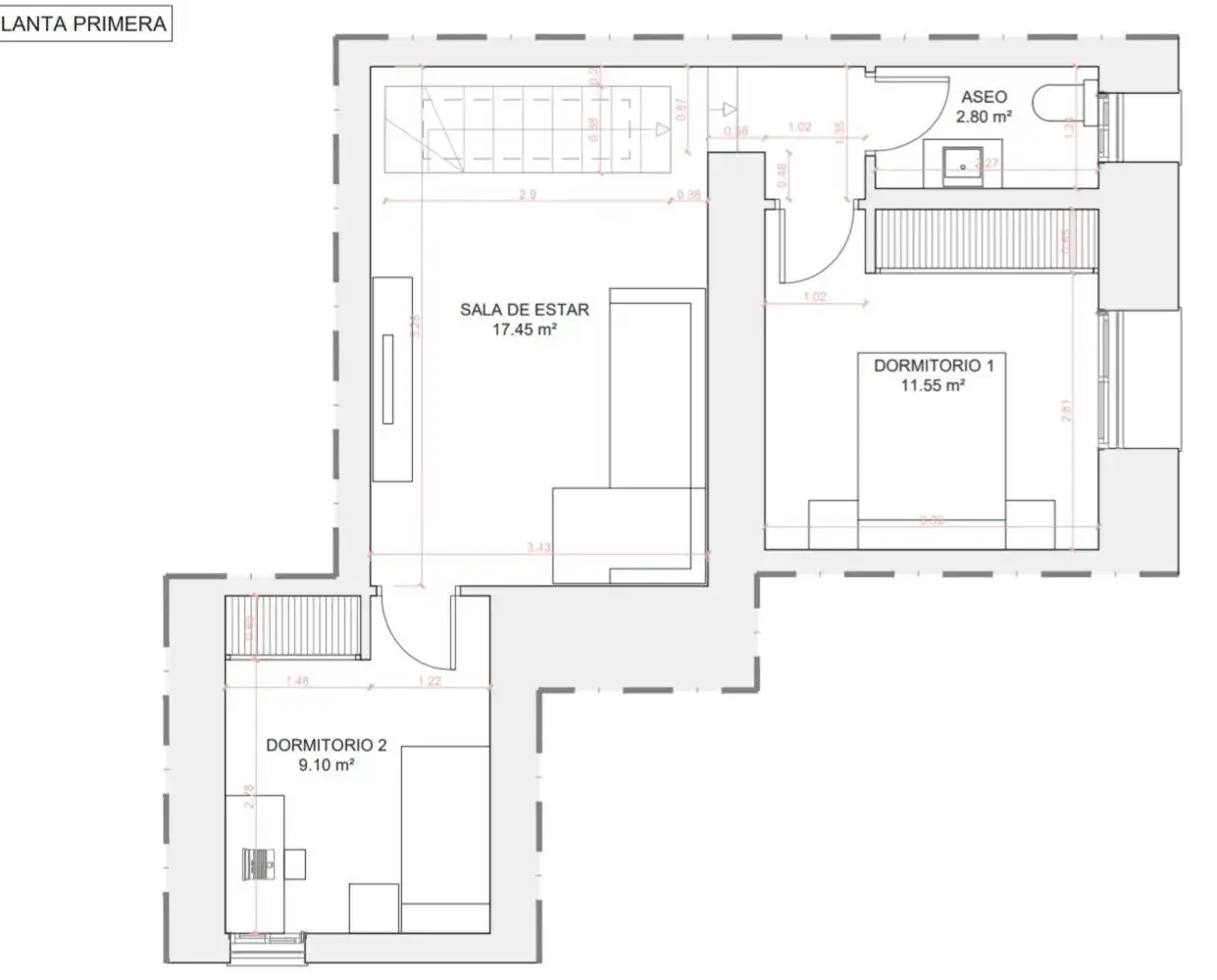 Casa adosada en venta en Borriol