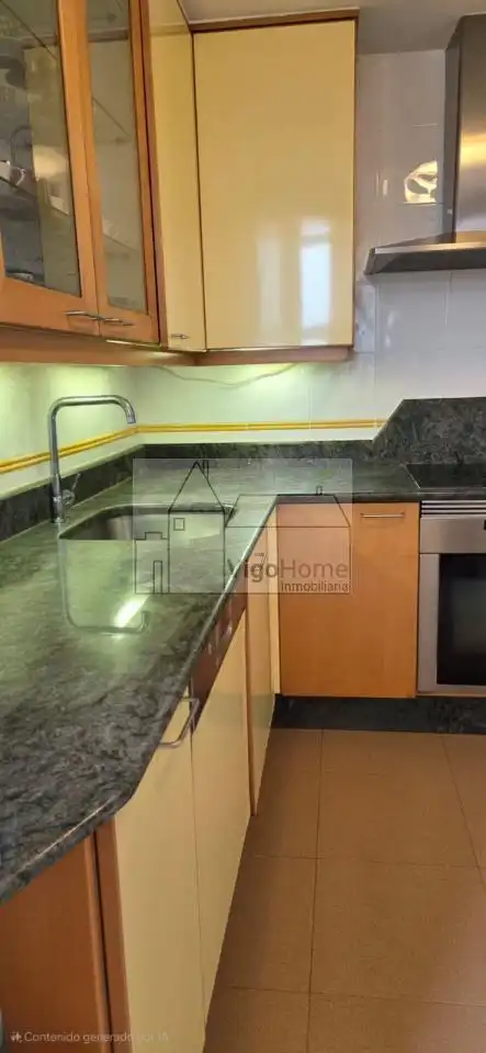 Kitchen of Duplexes for rent in Vigo   with Heating, Parquet flooring and Terrace