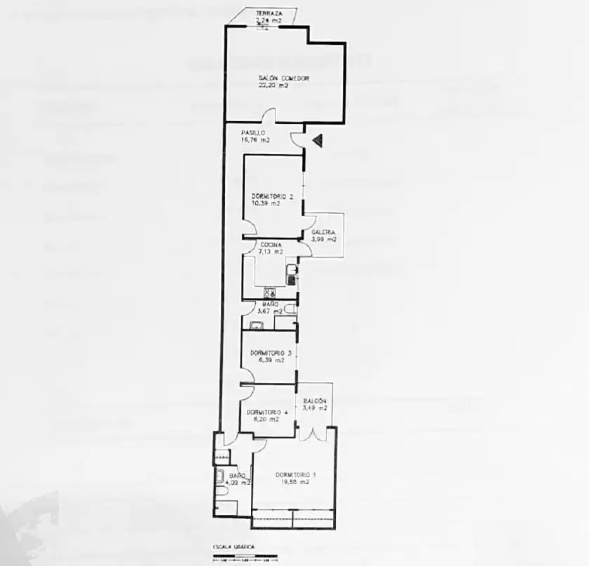 Piso con terraza en venta en Calle POETA QUINTANA, imagen 47
