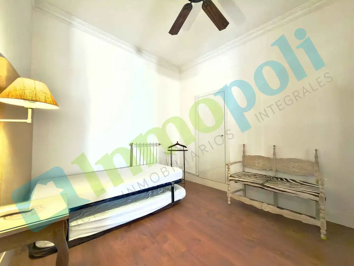 Bedroom of Flat for rent in Badajoz  with Air Conditioner, Heating and Furnished