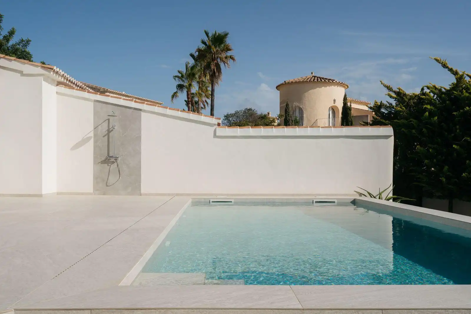 Piscina de Casa o xalet en venda en Benitachell / El Poble Nou de Benitatxell amb Aire condicionat, Jardí privat i Traster