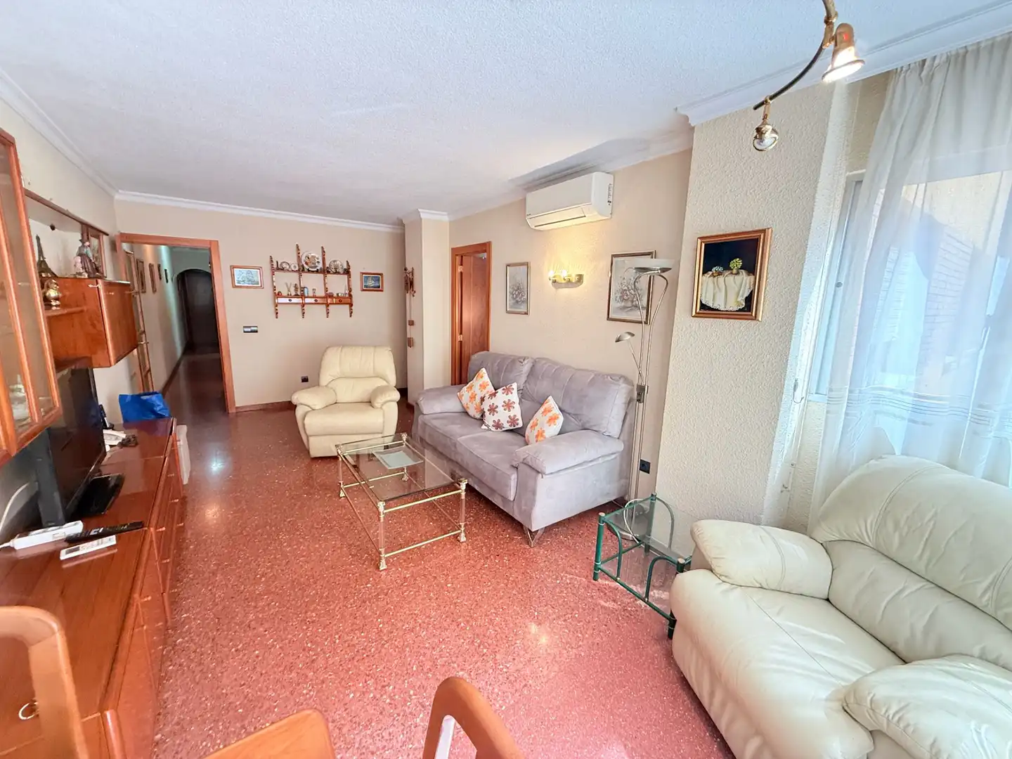 Sala d'estar de Pis en venda en Málaga amb Aire condicionat, Moblat i Forn