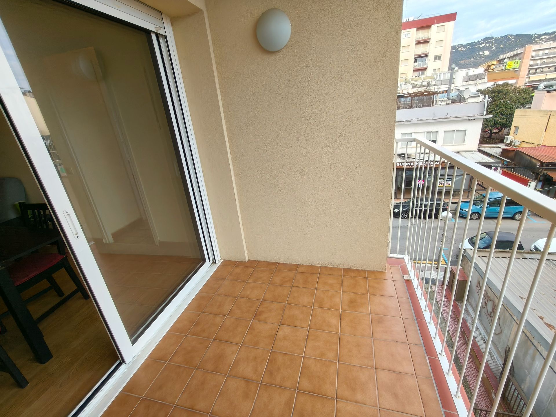 Balcony of Flat for sale in Calella  with Parquet flooring, Furnished and Oven