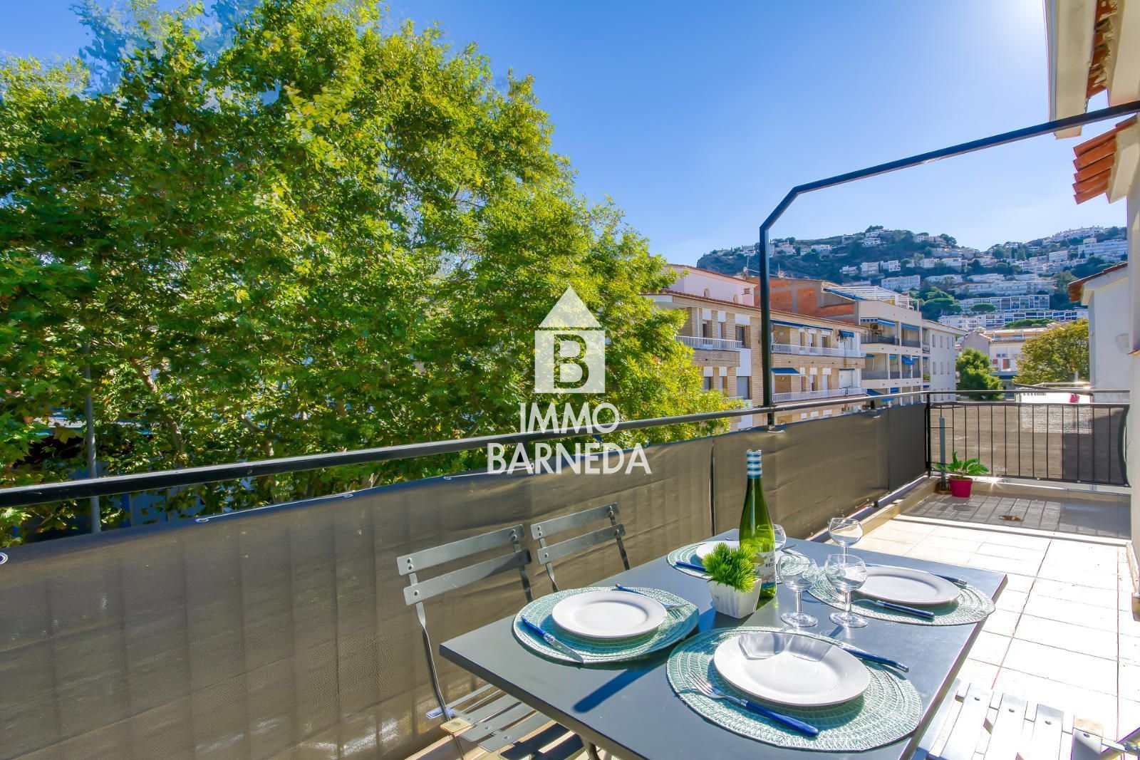 Terrace of Flat for sale in Roses  with Air Conditioner, Heating and Terrace