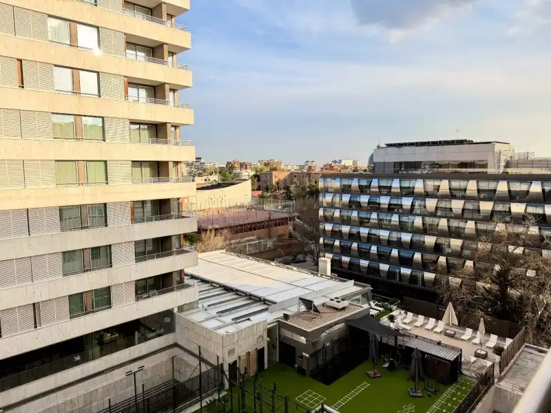 Terrace of Apartments for rent in Madrid  with Air Conditioner, Private garden and Parquet flooring