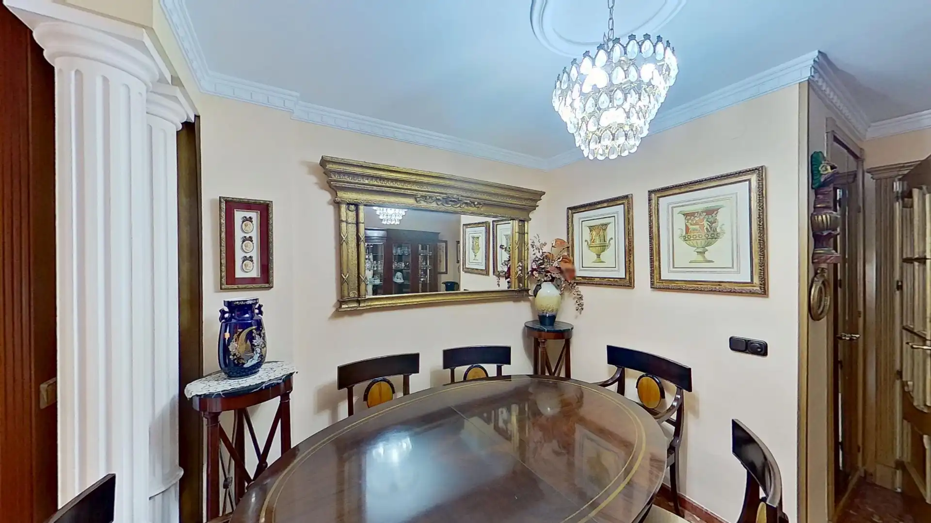 Dining room of Flat for sale in Málaga  with Air Conditioner and Furnished