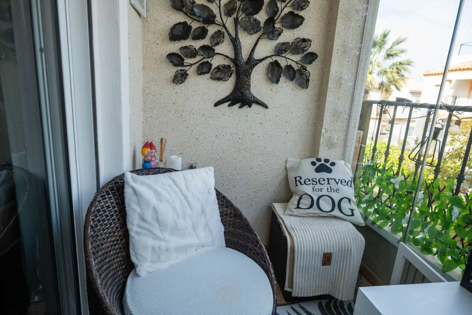 Terrasse von Einfamilien-Reihenhaus zum Verkauf in Orihuela mit Klimaanlage, Heizung und Terrasse