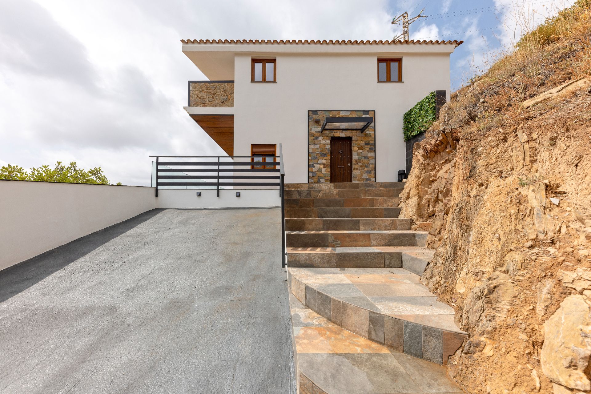 Vista exterior de Finca rústica en venda en Málaga Capital amb Aire condicionat, Calefacció i Terrassa