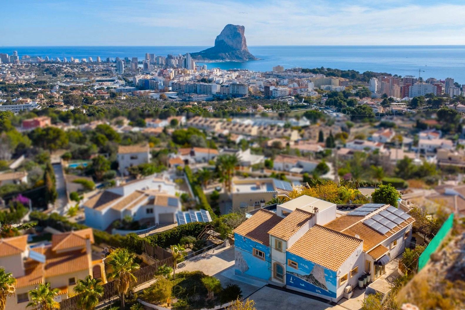 Vista exterior de Finca rústica en venta en Calpe / Calp con Aire acondicionado, Calefacción y Jardín privado
