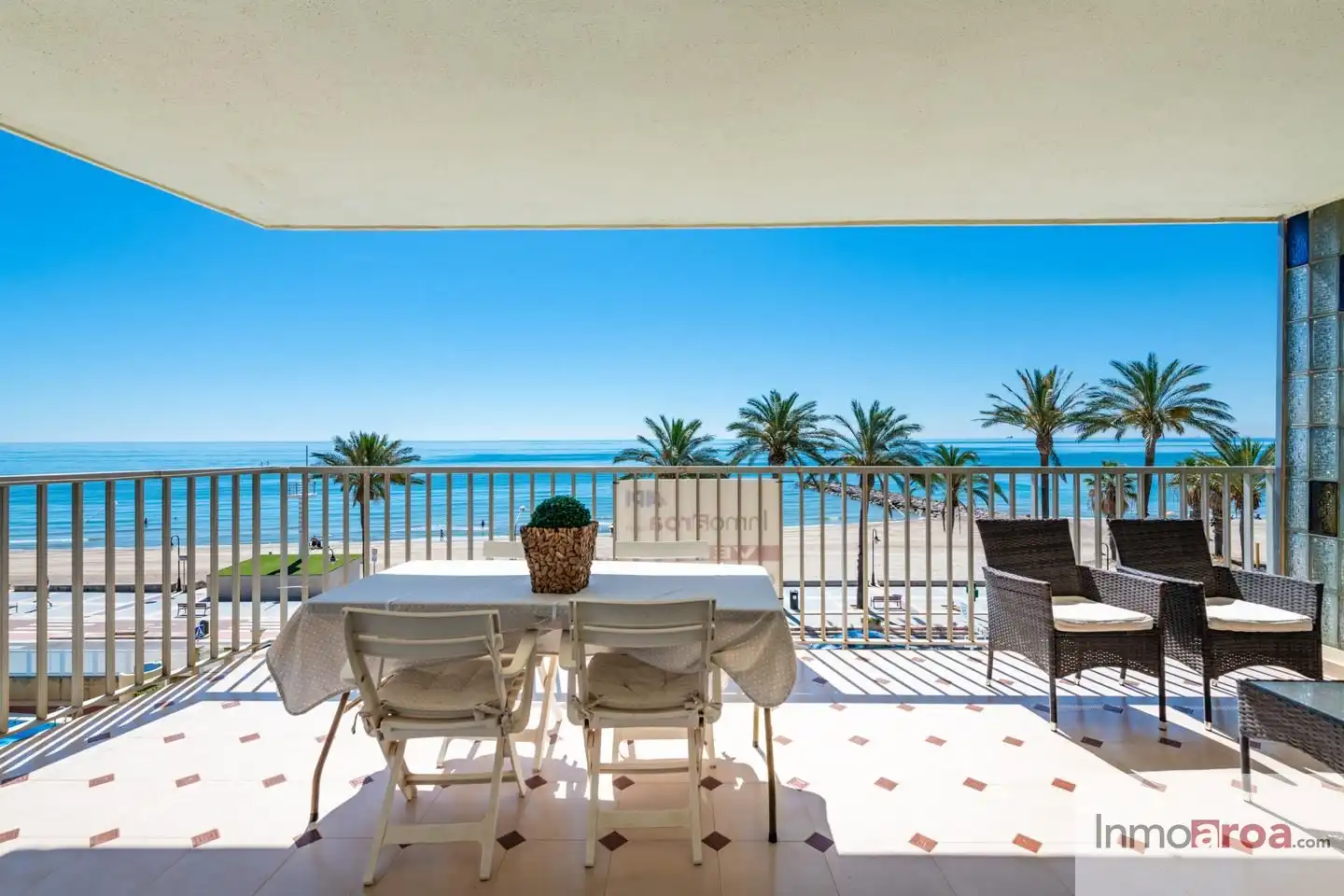 Terrasse von Wohnung zum Verkauf in Benicasim / Benicàssim mit Terrasse und Gemeinschaftspool