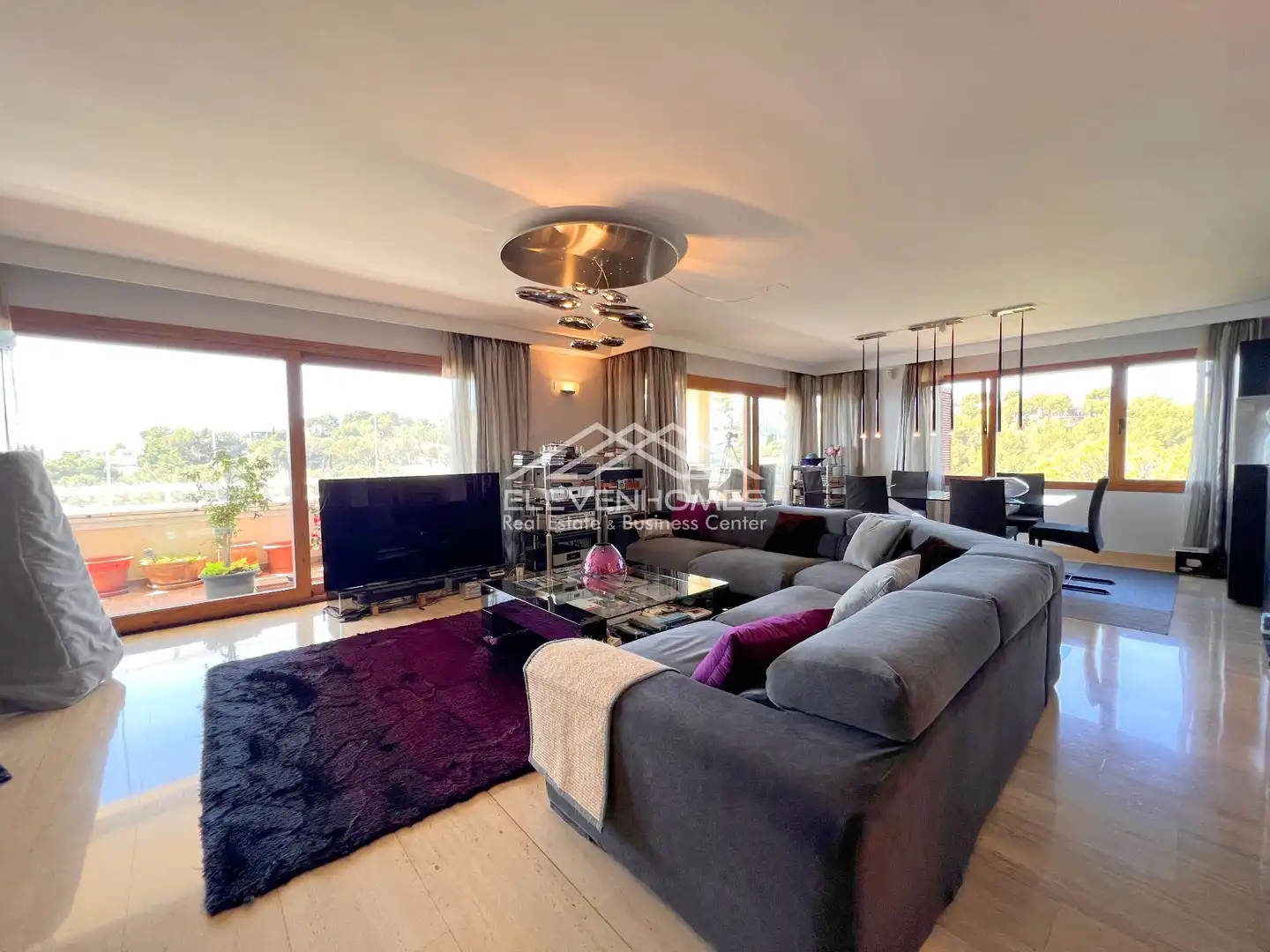 Sala d'estar de Àtic en venda en Calvià amb Aire condicionat, Calefacció i Terrassa