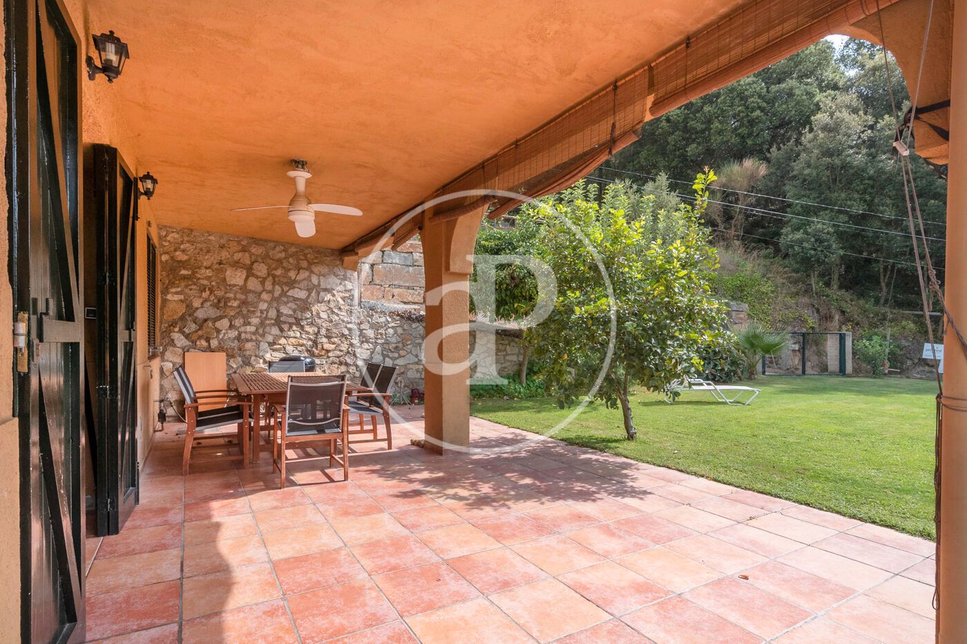 Jardí de Finca rústica en venda en Sant Andreu de Llavaneres amb Calefacció, Jardí privat i Terrassa