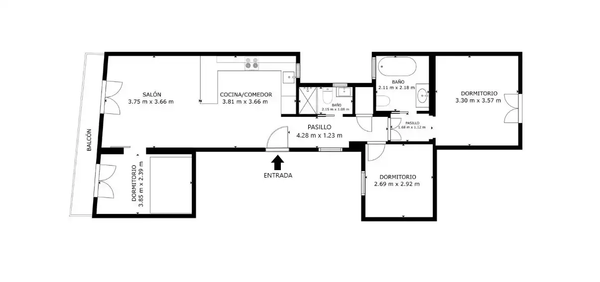 Appartement avec terrasse à vendre à Carrer de la Lluna, imagen 19