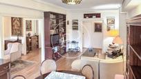 Living room of Flat for sale in  Madrid Capital  with Air Conditioner, Heating and Private garden