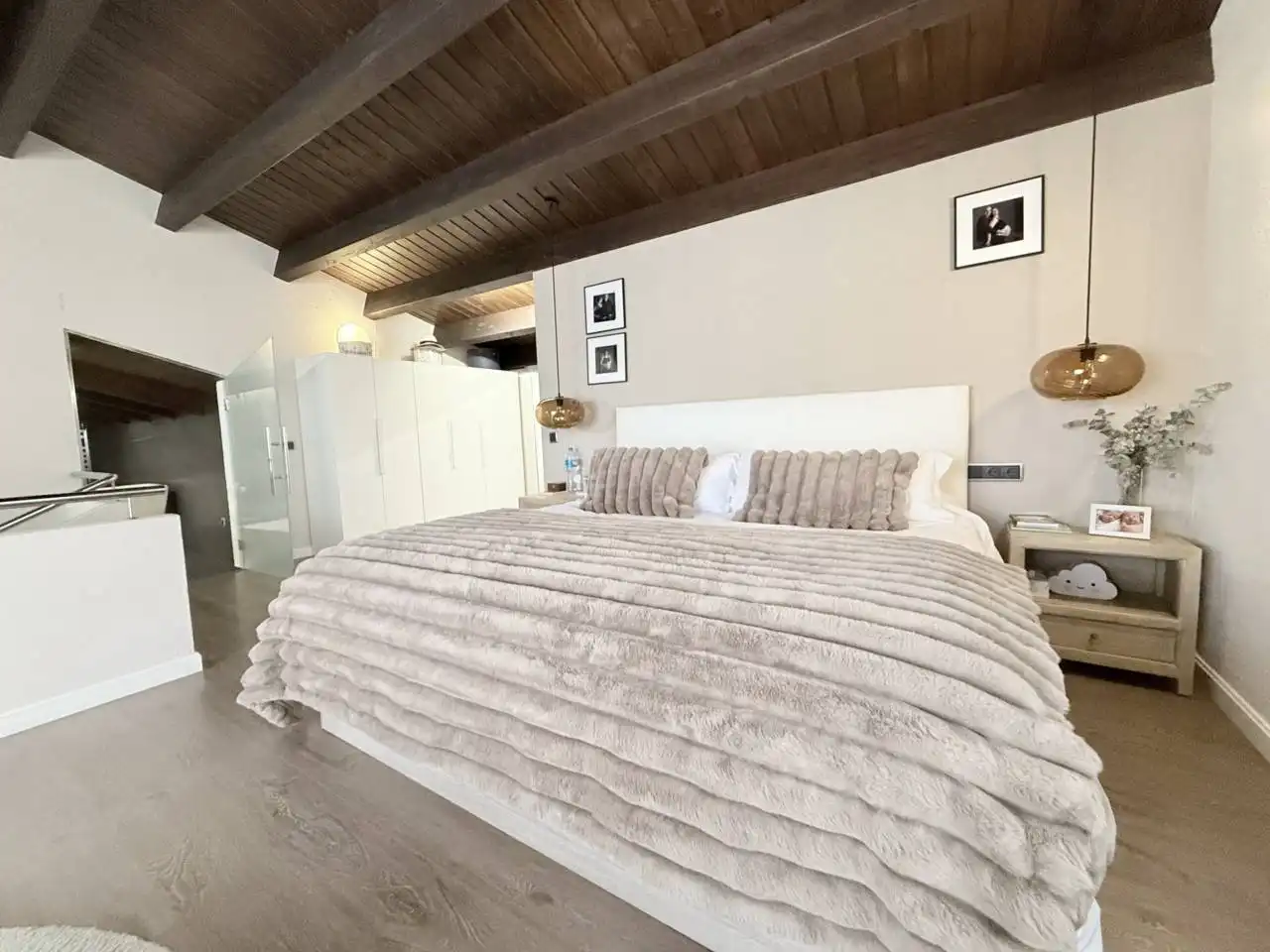 Bedroom of Houses for sale in Santa Maria de Palautordera  with Air Conditioner, Heating and Terrace