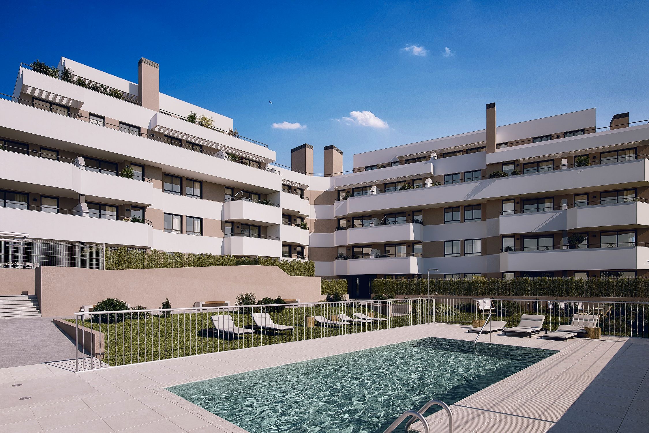 Piscina de Pis en venda en Oviedo  amb Calefacció, Jardí privat i Terrassa
