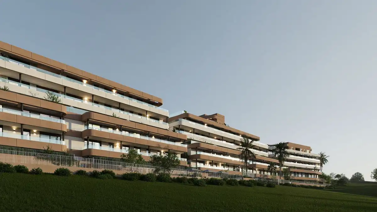 Vista exterior de Planta baixa en venda en Estepona amb Aire condicionat, Jardí privat i Traster