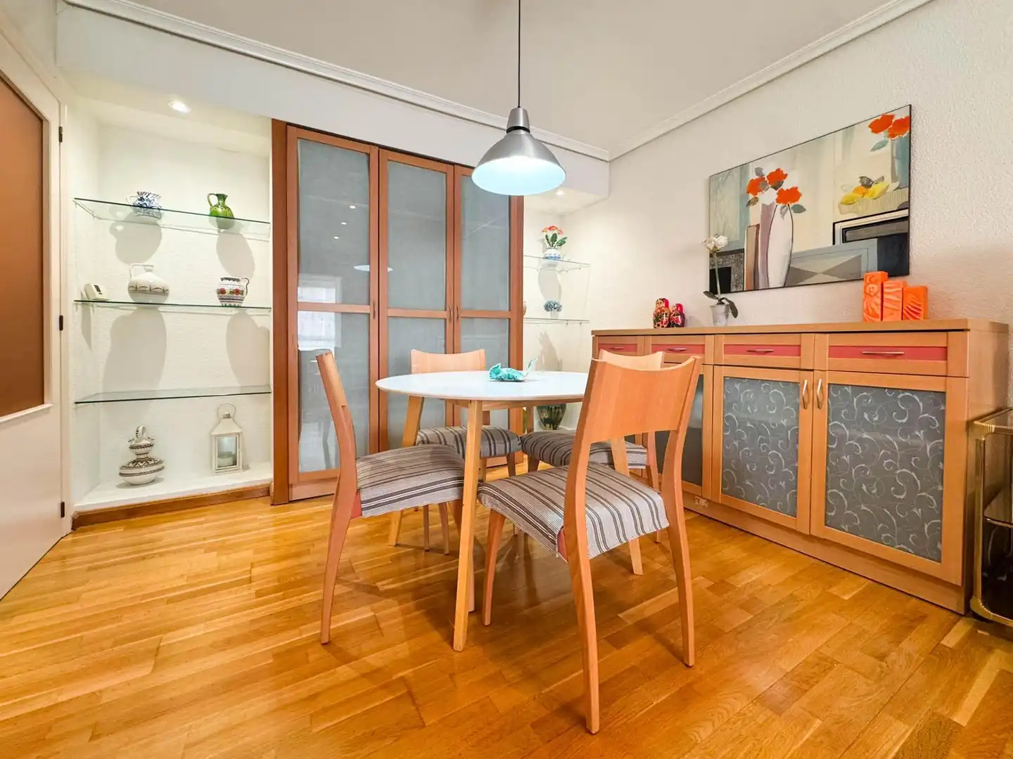 Esszimmer von Wohnung zur Miete in Elche / Elx mit Klimaanlage, Heizung und Parkett