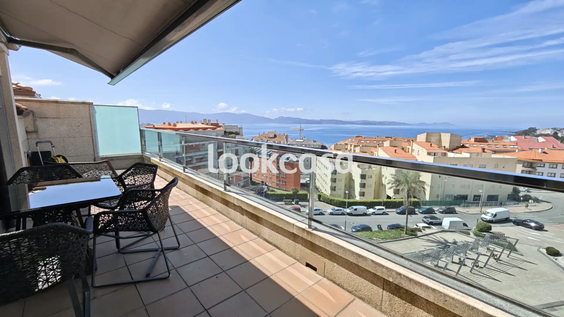 Terraza de Ático en venta en Sanxenxo con Aire acondicionado, Calefacción y Parquet