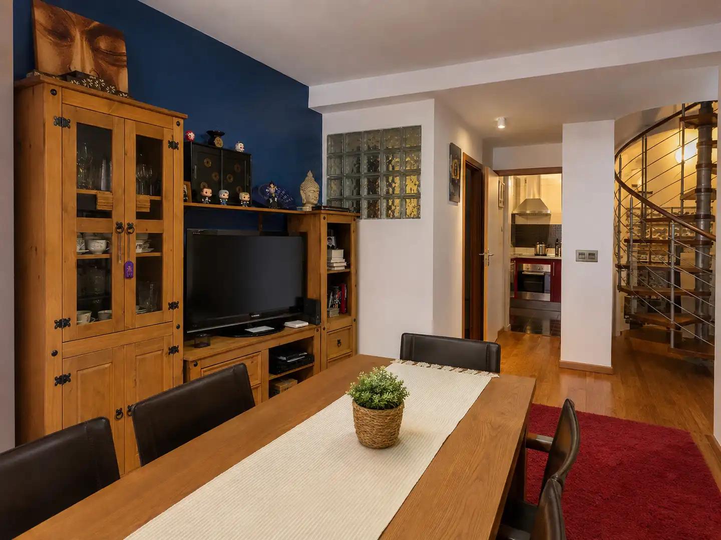 Sala de estar de Casa adosada de alquiler en Sevilla con Terraza y Amueblado