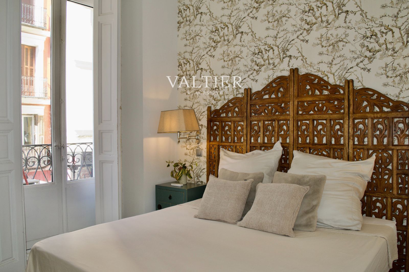 Bedroom of Flat for rent in  Madrid Capital  with Air Conditioner, Terrace and Furnished